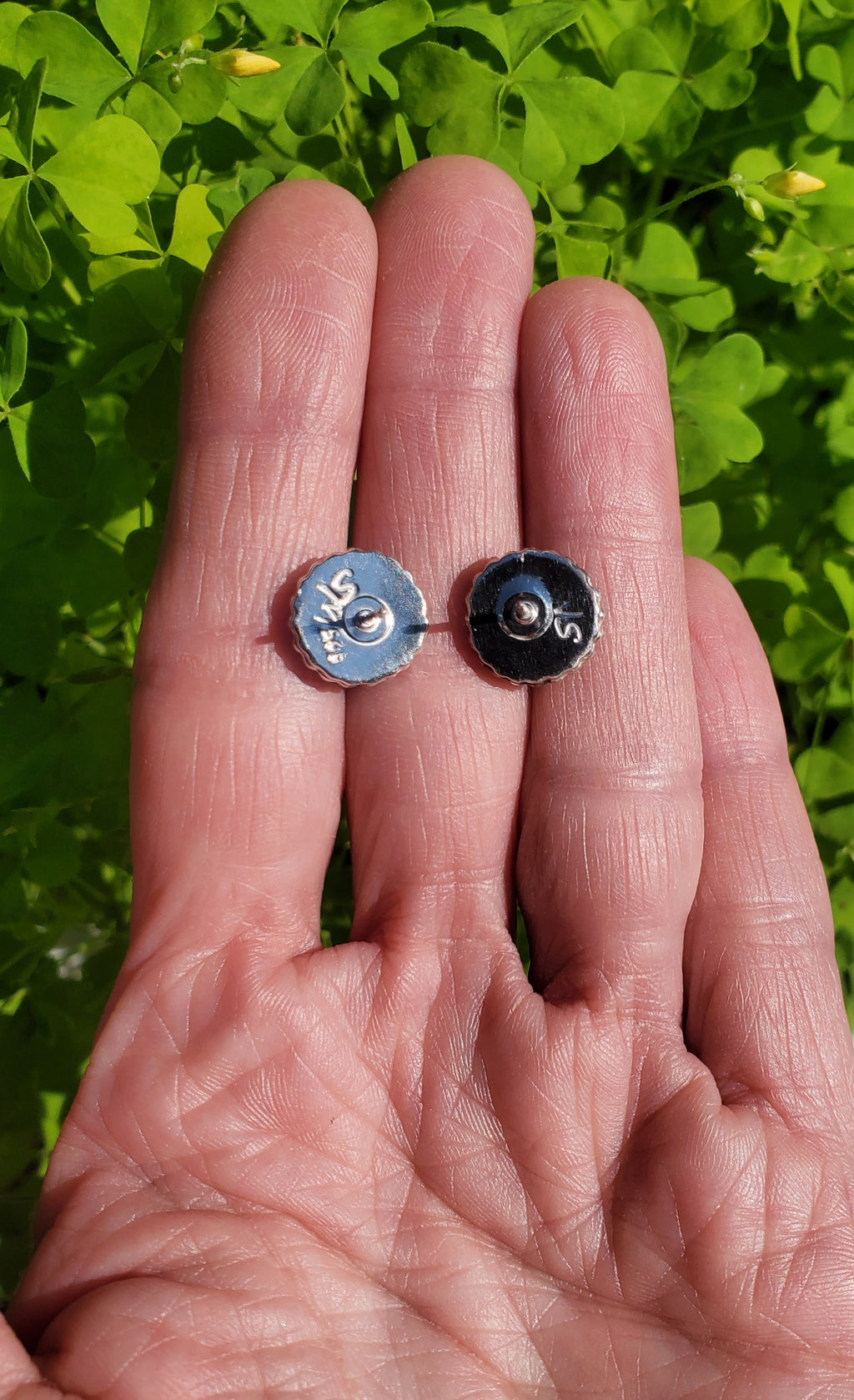 Golden Hills Turquoise Stud Earrings in Solid Sterling Silver